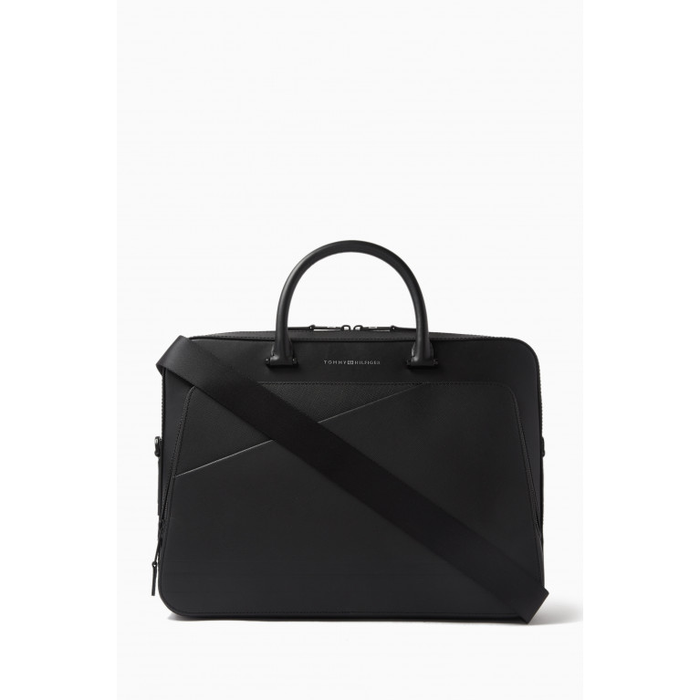 Tommy Hilfiger - TH Business Laptop Bag in Leather