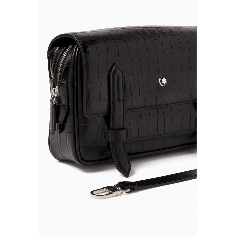 Montblanc - Messenger Bag in Croc-embossed Leather