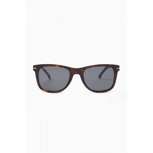 Boss - Rectangle Sunglasses in Acetate Brown