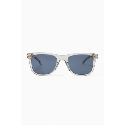 Boss - Rectangle Sunglasses in Acetate Grey