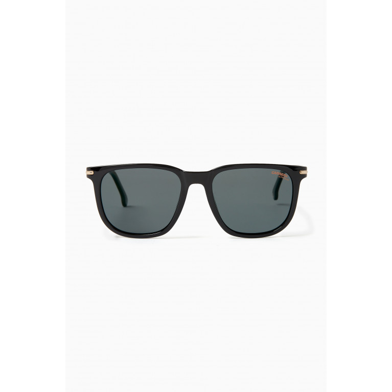 300/S Rectangular Sunglasses in Polyamide Black