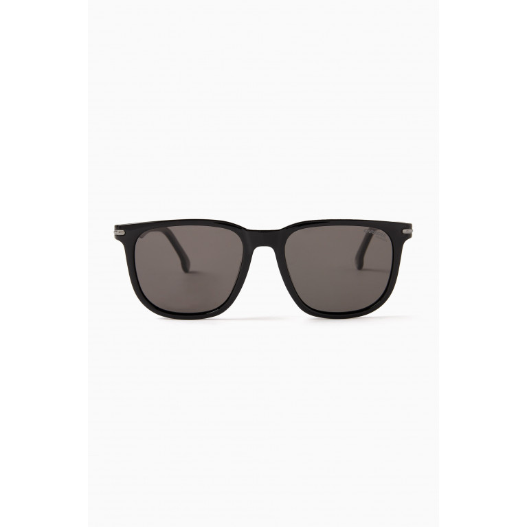 300/S Rectangular Sunglasses in Polyamide Black