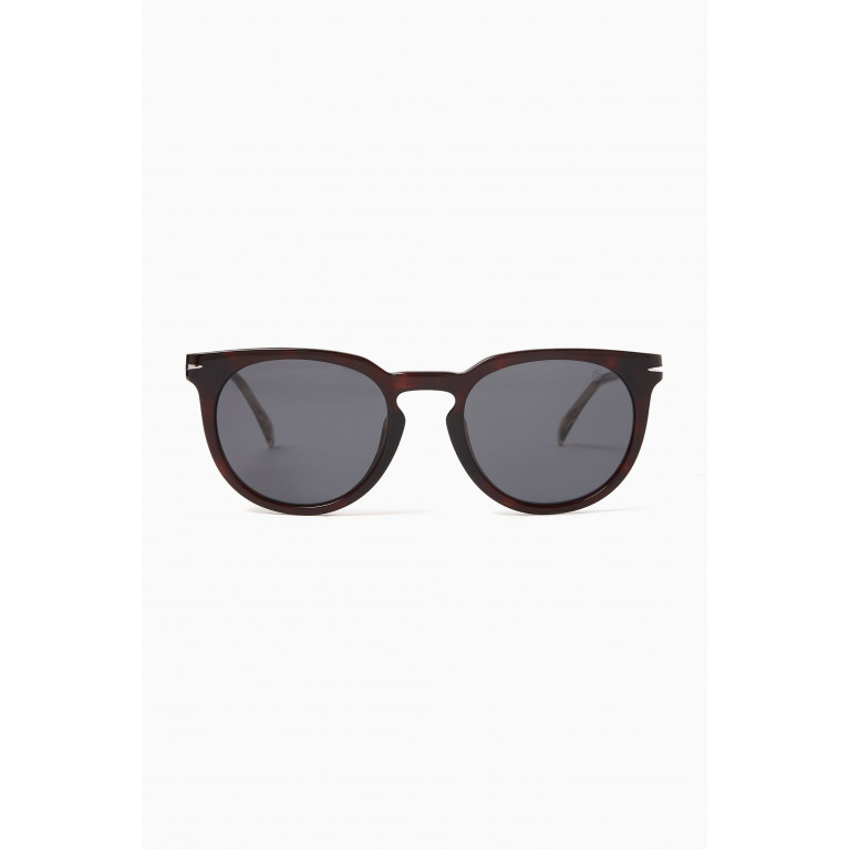 David Beckham - Round Sunglasses in Acetate