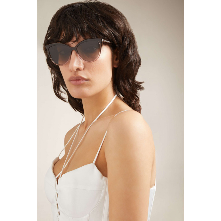 Jimmy Choo - Belinda Cat-eye Frame Sunglasses in Acetate