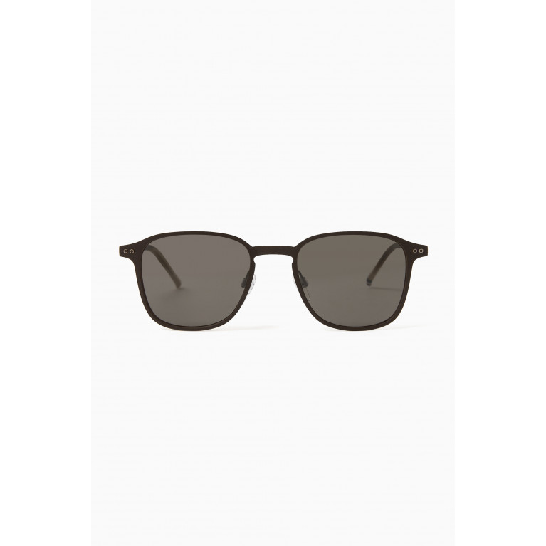 Tommy Hilfiger - Wayfarer Sunglasses in Metal Brown