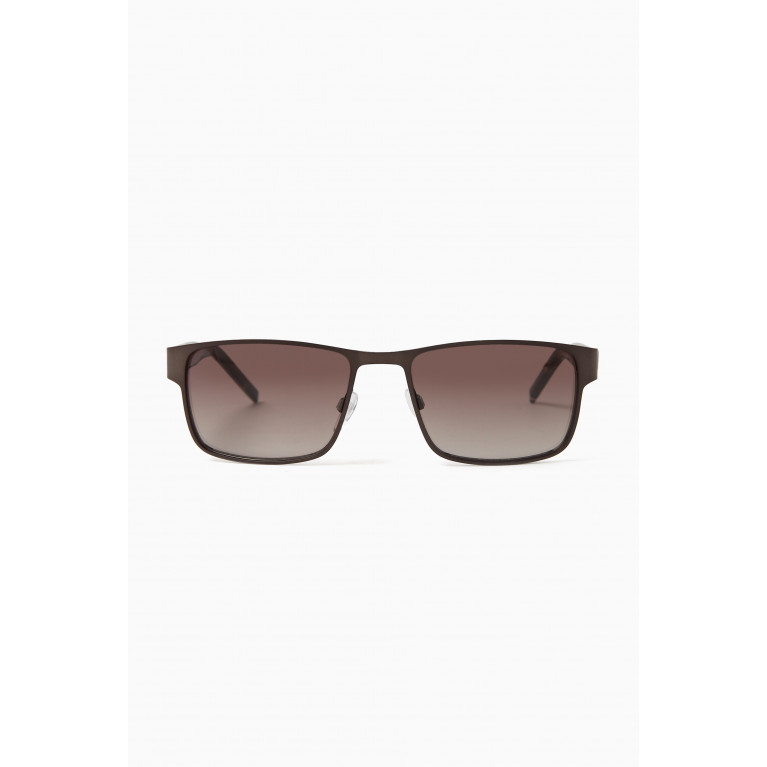 Tommy Hilfiger - D-Frame Sunglasses in Acetate Brown