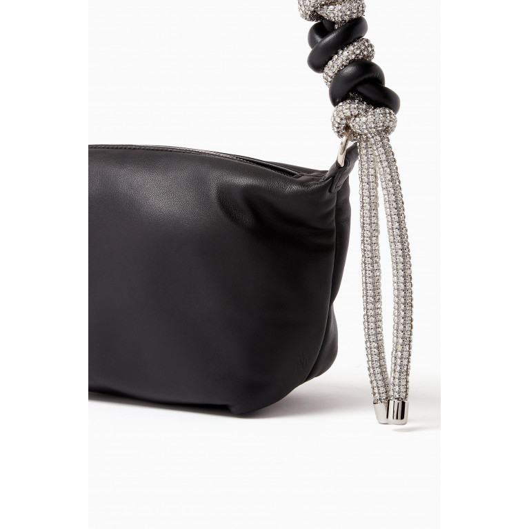 Kara - Phone Cord Pouch in Smooth Leather