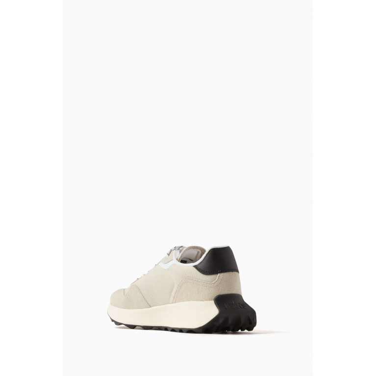 Tommy Jeans - Colour-block Cleat Outsole Sneakers in Suede