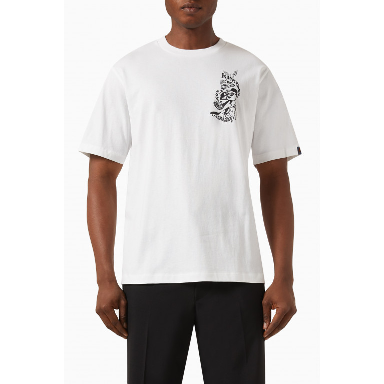Ice Cream - Kick Back Relax Graphic-print T-shirt in Cotton-jersey White