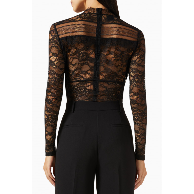 PINKO - Sposarsi Bodysuit in Embroidered Lace