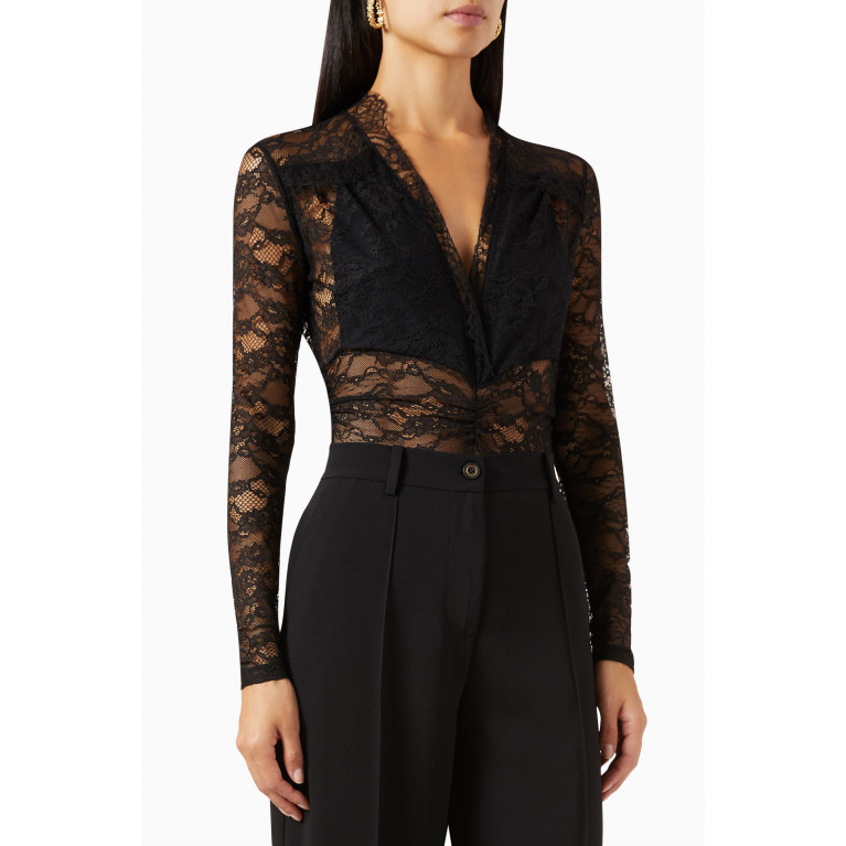 PINKO - Sposarsi Bodysuit in Embroidered Lace