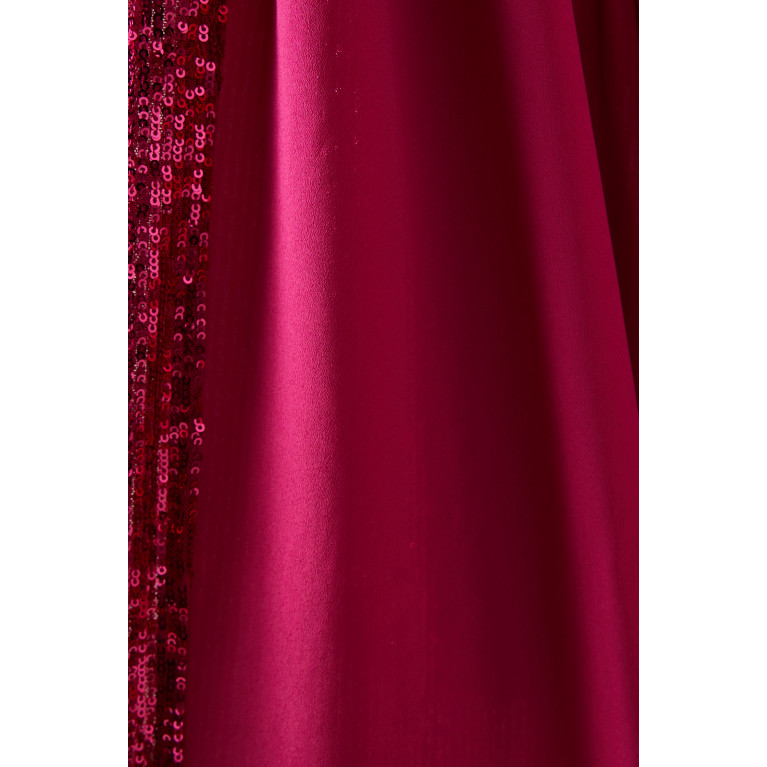 PINKO - Germanico Sequinned Maxi Wrap Dress