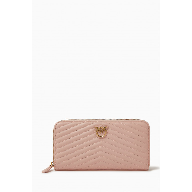 PINKO - Ryder Continental Wallet in Faux Leather