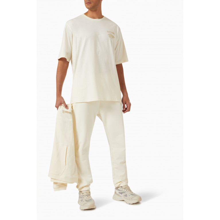 Les Benjamins - Oversized T-shirt in Cotton Jersey Neutral