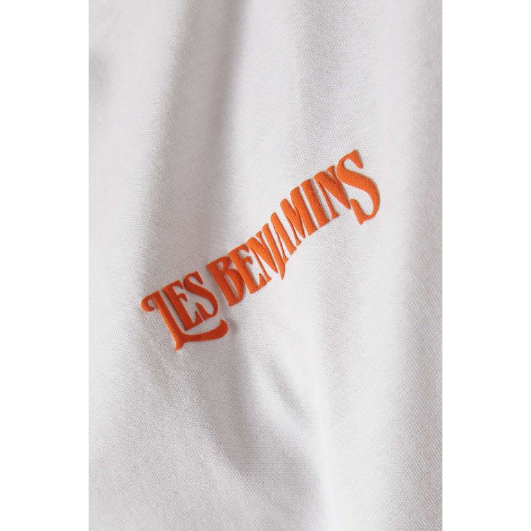 Les Benjamins - Oversized T-shirt in Cotton Jersey White