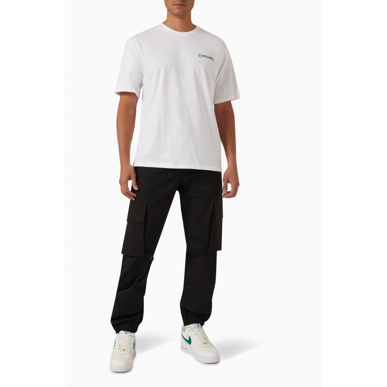 Les Benjamins - Oversized T-shirt in Cotton Jersey White