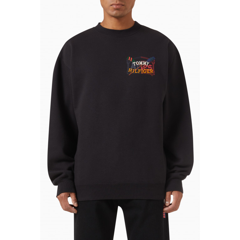 Tommy Jeans - x Aries Logo Sweatshirt in Fleece