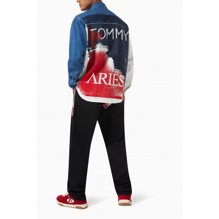 Tommy Jeans - x Aries Flag Shirt in Denim
