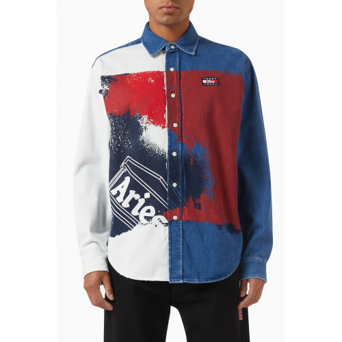 Tommy Jeans - x Aries Flag Shirt in Denim