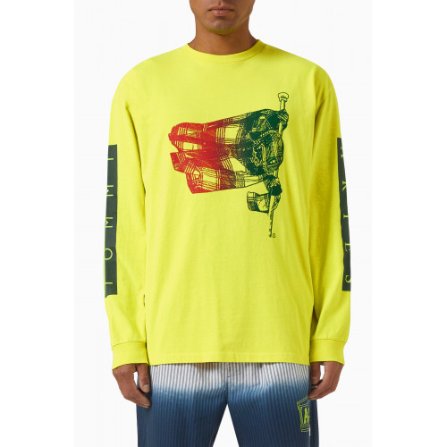 Tommy Jeans - x Aries Long-sleeved T-shirt in Cotton