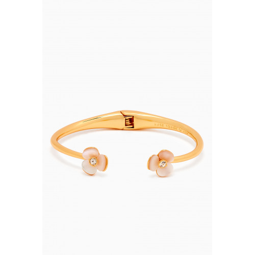 Kate Spade New York - Disco Pansy Bangle in Gold-plated Metal