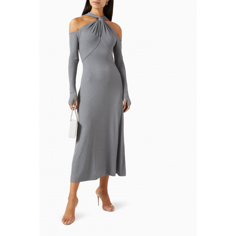 CHATS by C.Dam - Sinh Midi Dress in Double-jersey Knit