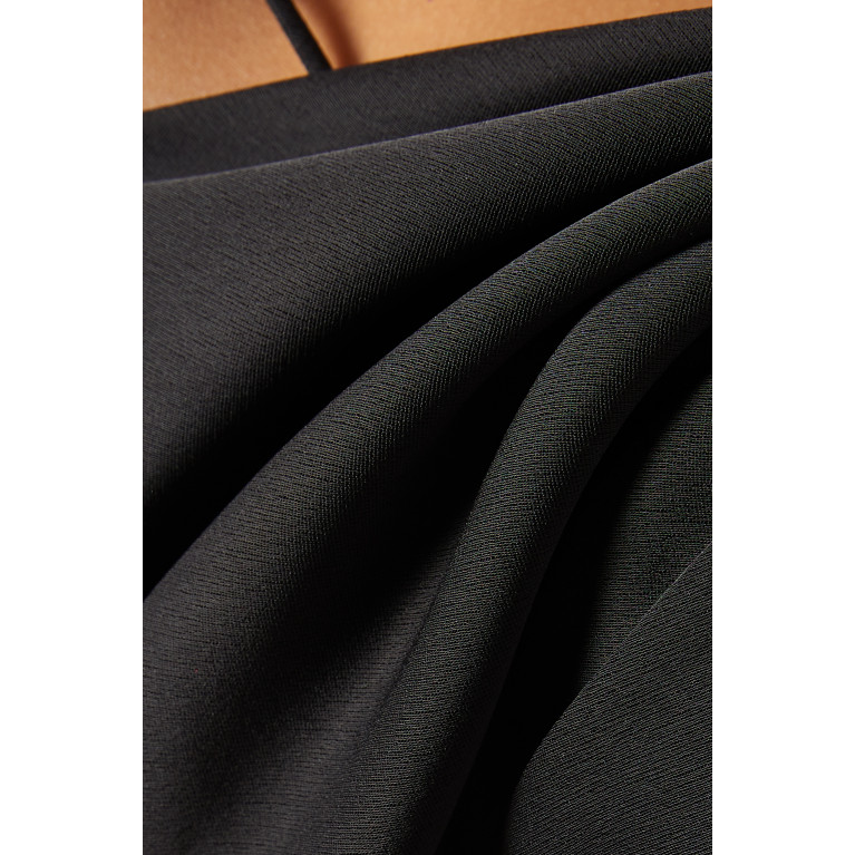 CHATS by C.Dam - Han Midi Dress in 3D Spandex Black