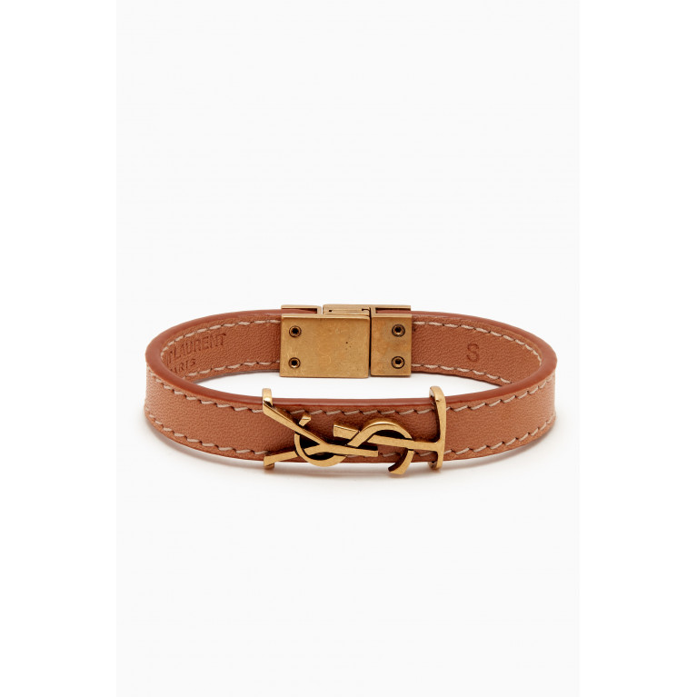 Saint Laurent - Opyum Bracelet in Smooth Leather