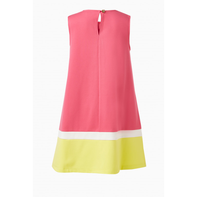 Angel's Face - Monday Colour-block Dress in Rayon-blend