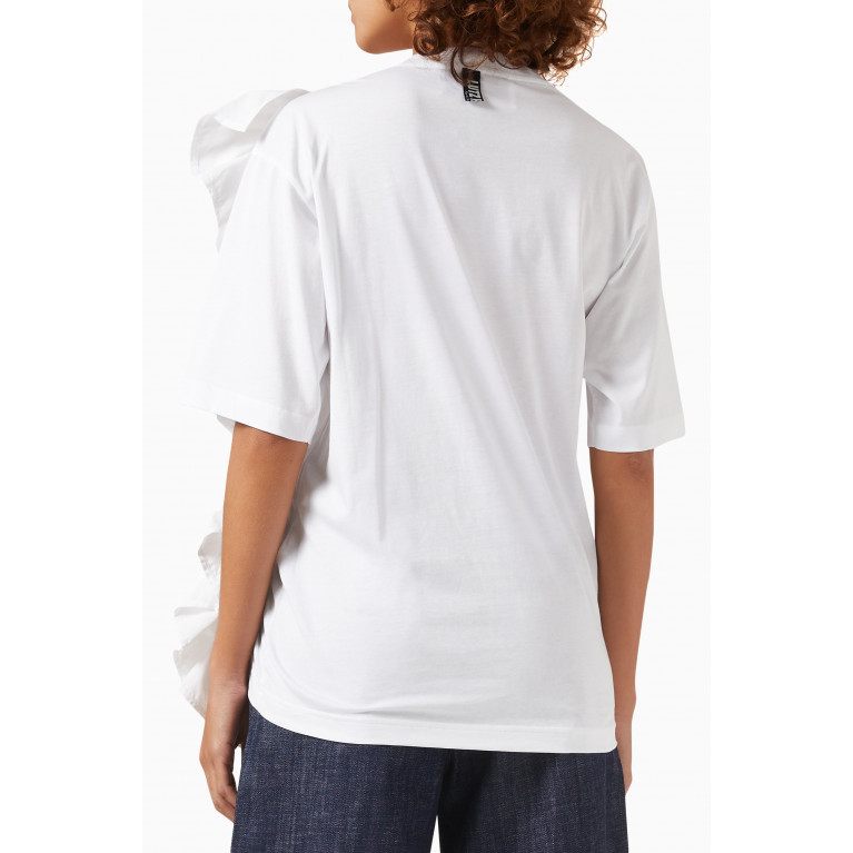 AZ Factory - Giant Ruffled T-shirt in Organic Cotton