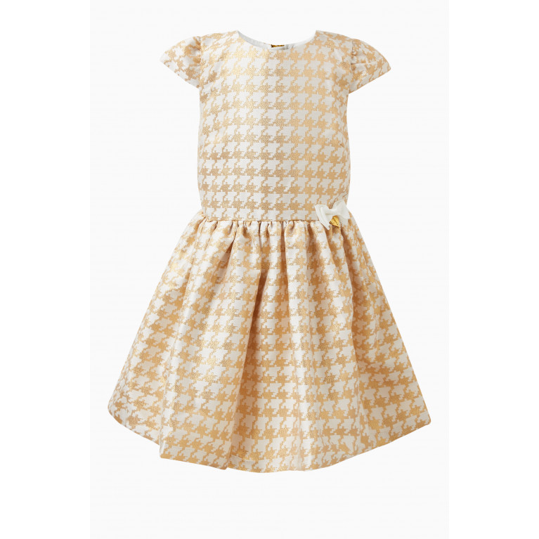 Angel's Face - Chess Houndstooth Dress in Polyester Blend