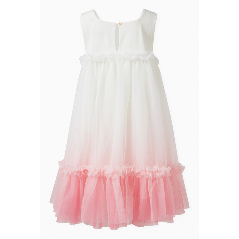 Angel's Face - Donatella Ombre-effect Dress in Polyester Pink