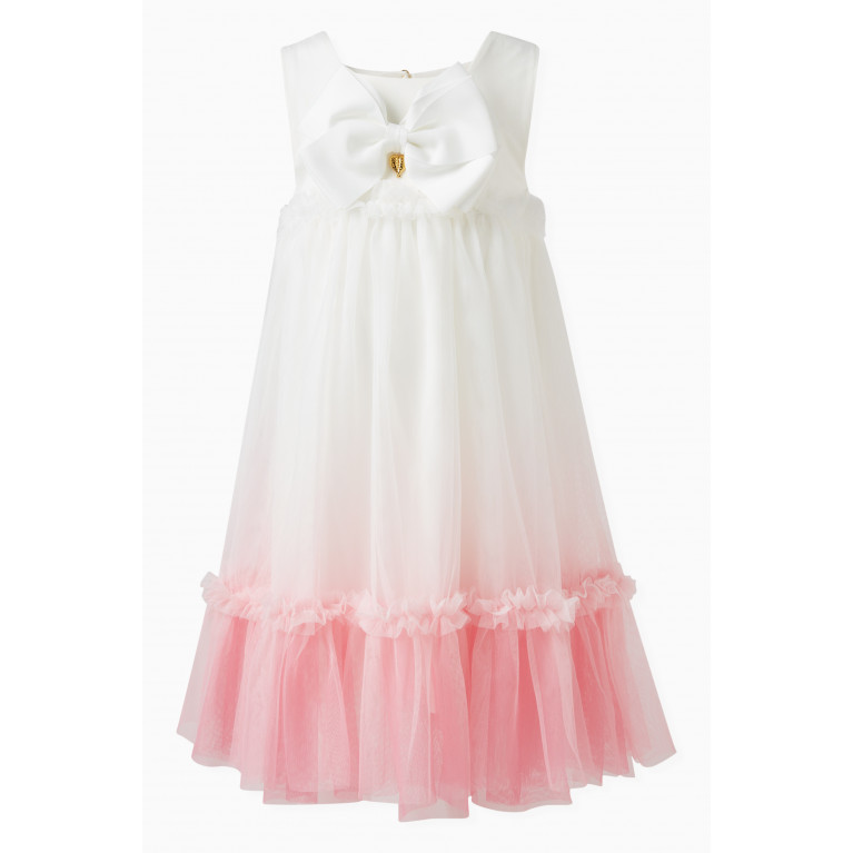 Angel's Face - Donatella Ombre-effect Dress in Polyester Pink