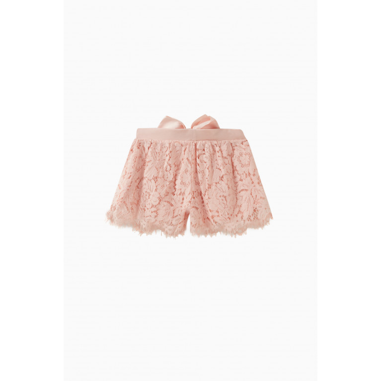 Angel's Face - Dorothy Floral Lace Shorts in Cotton-blend
