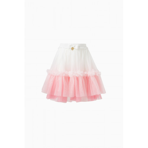 Angel's Face - Shannon Ombre Tulle Skirt in Polyester Pink