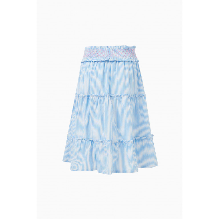 Angel's Face - St. Ives Striped Skirt in Cotton-blend