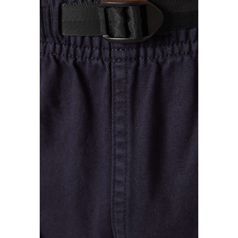 Gramicci - Webbing Belt G-Shorts in Organic Cotton Twill Blue