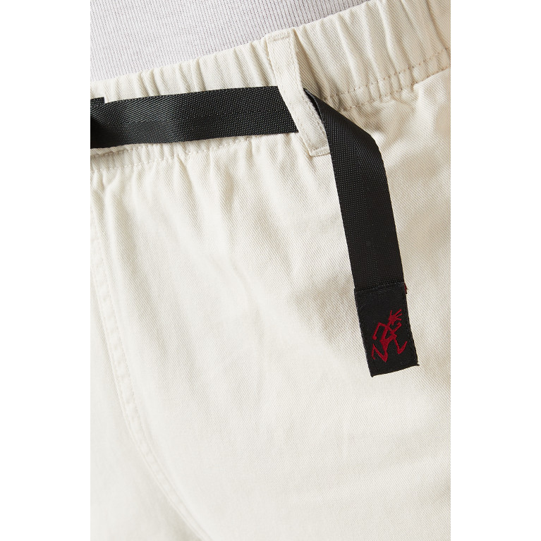 Gramicci - Webbing Belt G-Shorts in Organic Cotton Twill Neutral