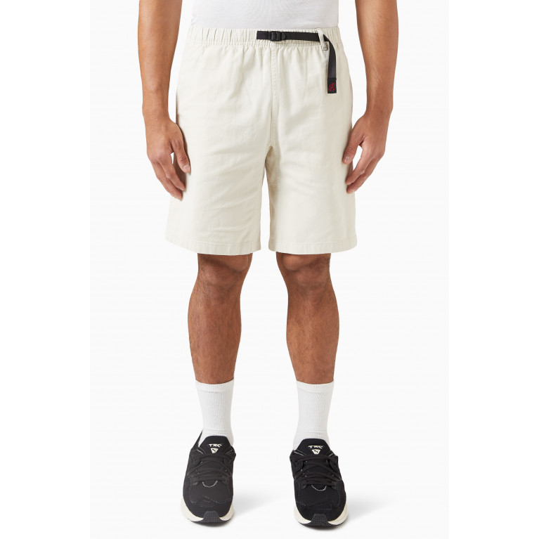 Gramicci - Webbing Belt G-Shorts in Organic Cotton Twill Neutral