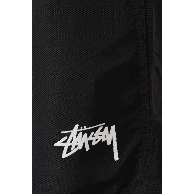 Stussy - Stock Swim Shorts in Nylon Black
