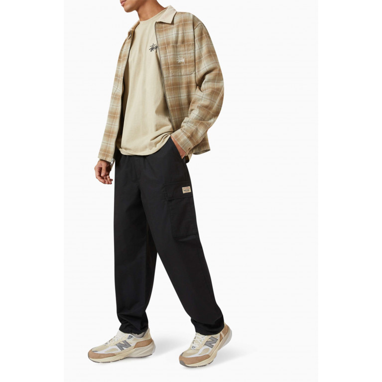 Stussy - Ripstop Cargo Pants in Cotton Black