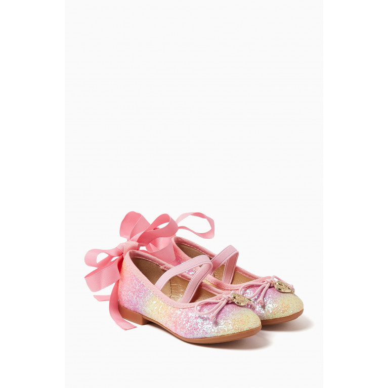 Angel's Face - Sugar Toddler Pump in Faux Leather Pink