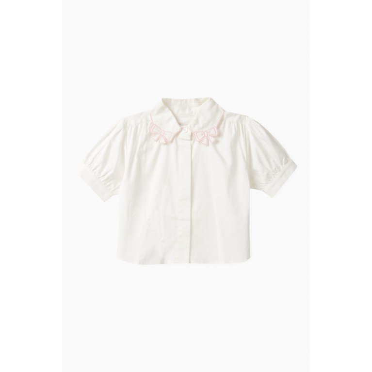 Angel's Face - Elouise Embroidered Blouse in Cotton