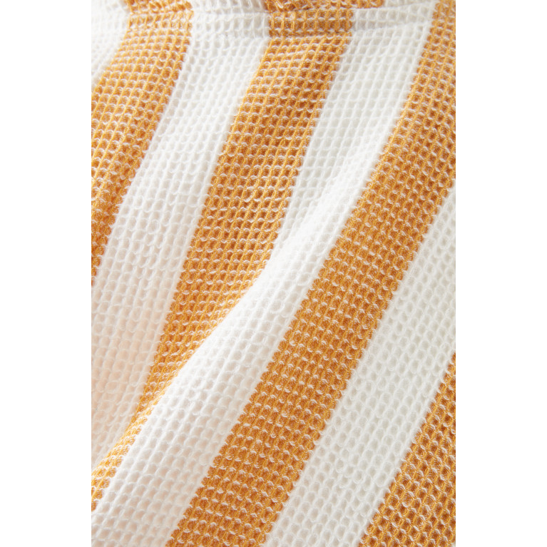 Liewood - Paco Stripes-print Poncho in Organic Cotton Neutral