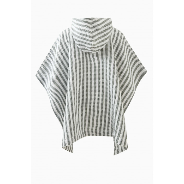 Liewood - Paco Stripes-print Poncho in Organic Cotton Multicolour
