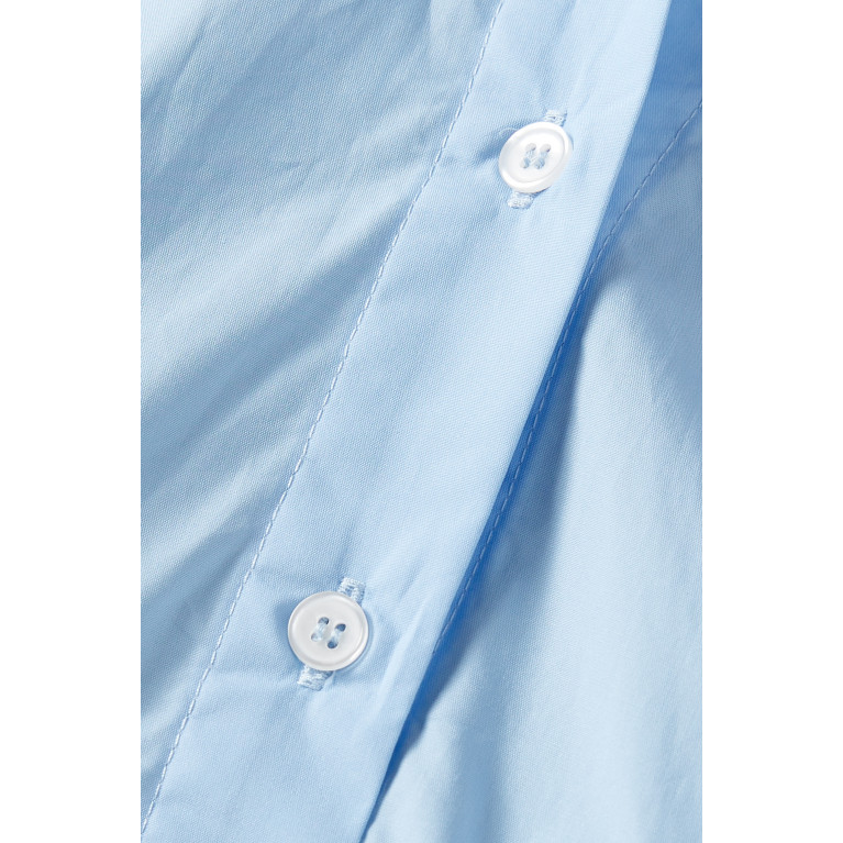 Elleme - Cropped Darted Shirt Blue