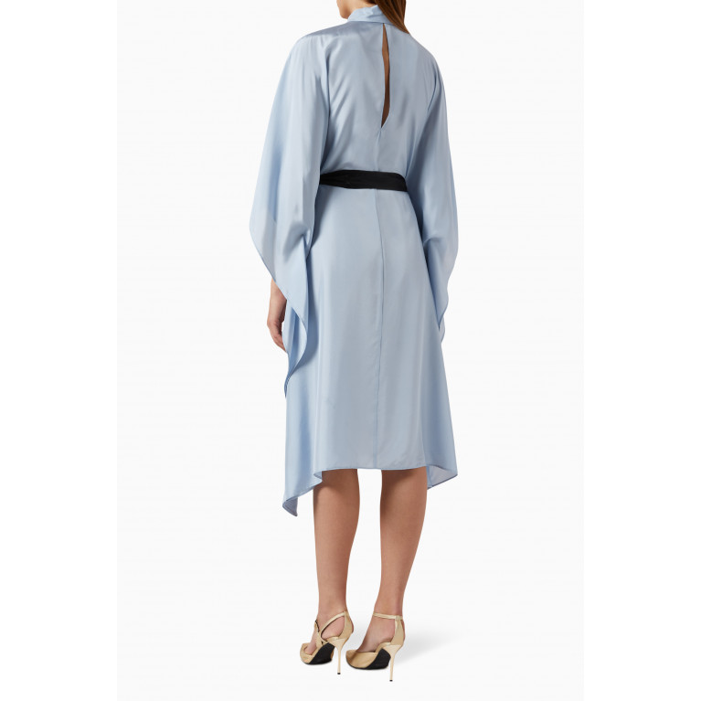 Karl Lagerfeld - Belted Midi Dress in Silk