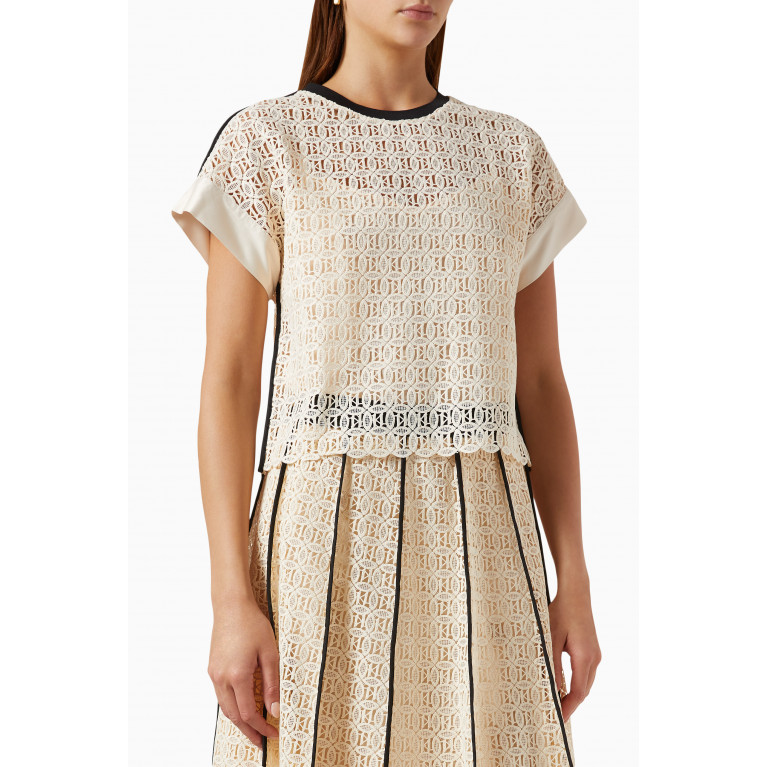 Karl Lagerfeld - Embroidered Top in Lace