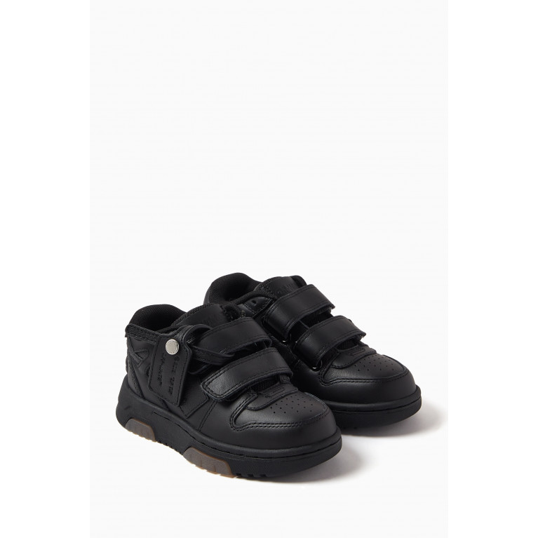 Off-White - Out of Office Straps Sneakers in Leather Black
