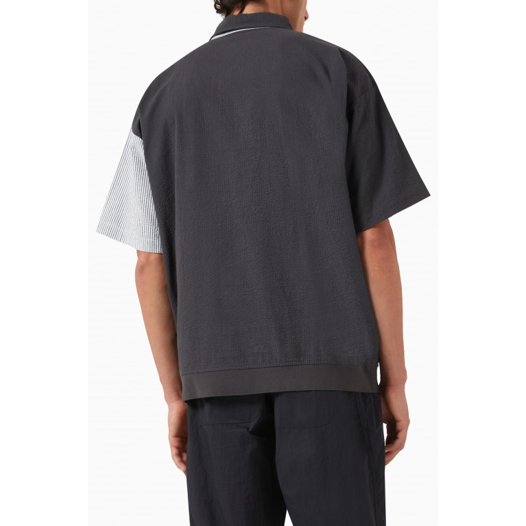 Kith - Harway Polo Shirt in Cotton Black